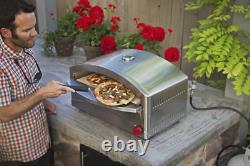 Pizza Oven Countertop Stainless Steel Camp Chef Italia Artisan LP Propane Gas
