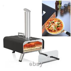 Pizza Oven Portable Stainless Steel Wood Fired Steak Pizza Oven with Pizza Stone