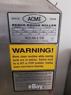 Pizza bench dough roller machine