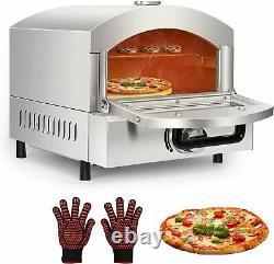 Portable Gas Pizza Oven Outdoor Propane Stainless Steel Pizza Oven Countertop