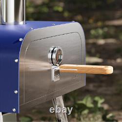 Portable Pizza Oven 13, Propane & Wood Fired Gas Outdoor Pizza Oven 3-Layer
