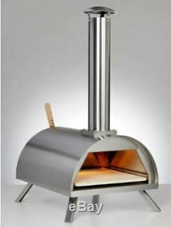 Portable Wood with Charcoal Fired Pizza Oven with Cooking Kit