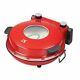 Red High Heat Stone Pizza Oven