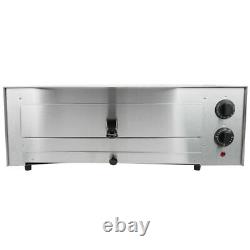 Stainless Steel Electric Countertop Pizza Oven withAdjustable Thermostatic Control