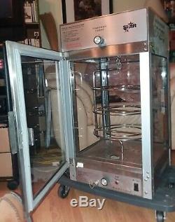 Star 3 Tier Humidified Rotating Pizza Warmer Display, Pre-owned, Excellent Cond