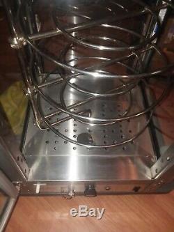 Star 3 Tier Humidified Rotating Pizza Warmer Display, Pre-owned, Excellent Cond