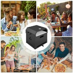TTLIFE 4 IN 1 Wood Fired Pizza Oven Outdoor Ovens Fire Pit Counter Top Oven