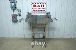 TurboChef HhC HCS1618 High Speed Impingement Conveyor Pizza Oven with Mobile Stand