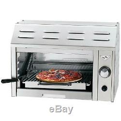 Twin Eagles 24-Inch Countertop Natural Gas Salamangrill with Pizza Stone