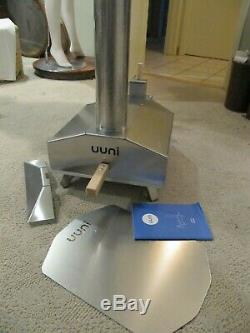 UUNI 3 Outdoor Pizza Oven Wood Pellet Stainless Steel Stone with Baking Board