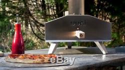 UUNI 3 Outdoor Pizza Oven Wood Pellet Stainless Steel Stone with Baking Board