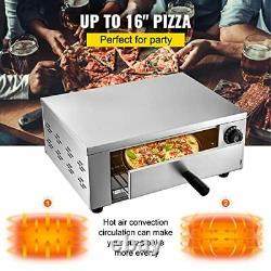 VEVOR 12 Electric Pizza OvenCommercial Countertop Pizza OvenStainless Steel