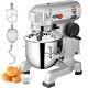 VEVOR 3 Speed Commercial Dough Food Mixer 15Qt Electric Stand Mixer Pizza Bakery