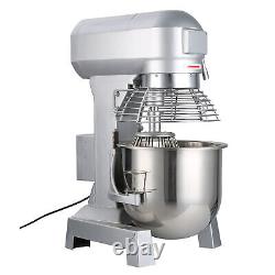 VEVOR Commercial Food Mixer Dough Food Mixer 15Qt 3 Speeds Pizza Bakery 600W