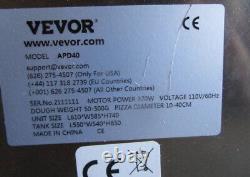 VEVOR Electric Pizza Dough Roller Sheeter Pastry Press Machine 4-16 Read