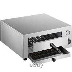 VEVOR Electric Pizza Oven Countertop Pizza Oven 12Pizza Baker Stainless Steel