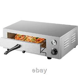 VEVOR Electric Pizza Oven Countertop Pizza Oven 16Pizza Baker Stainless Steel
