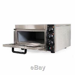 WYZworks 2 Electric Pizza Oven Dual Heat Conduction Toaster Stainless Steel 575°