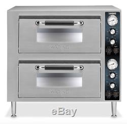 Waring WPO750 Countertop Pizza Oven Double Deck, 240v/1ph