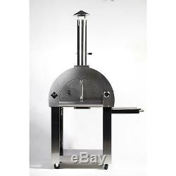 Wood-Burning Pizza Oven and Cart + Cover Rustic cooking with restaurant-quality