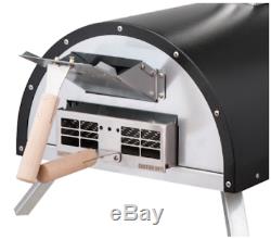 Wood Fired Pizza Oven Countertop Steel Portable Outdoor Backyard Patio Cooking